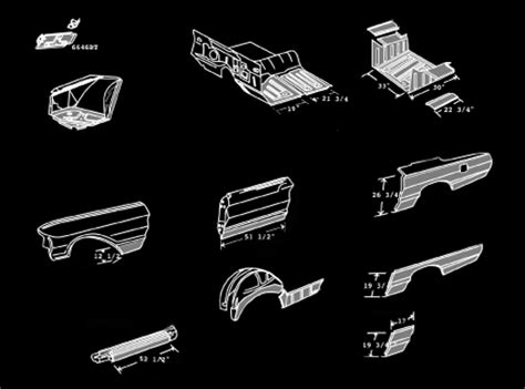 1964 ford thunderbird sheet metal|Ford Thunderbird exterior panels.